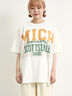 [接触冷感]リメイク風Tシャツ（オフホワイト/ブラック/レッド/ブルー）｜SM2（エスエムツー）通販