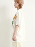 [接触冷感]リメイク風Tシャツ（オフホワイト/ブラック/レッド/ブルー）｜SM2（エスエムツー）通販