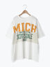 [接触冷感]リメイク風Tシャツ（オフホワイト/ブラック/レッド/ブルー）｜SM2（エスエムツー）通販