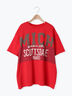 [接触冷感]リメイク風Tシャツ（オフホワイト/ブラック/レッド/ブルー）｜SM2（エスエムツー）通販