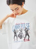 [接触冷感]バンドモチーフアソートプリントTシャツ（オフホワイト/グレー/チャコールグレー/サックスブルー）｜SM2（エスエムツー）通販