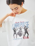 [接触冷感]バンドモチーフアソートプリントTシャツ（オフホワイト）｜SM2（エスエムツー）通販