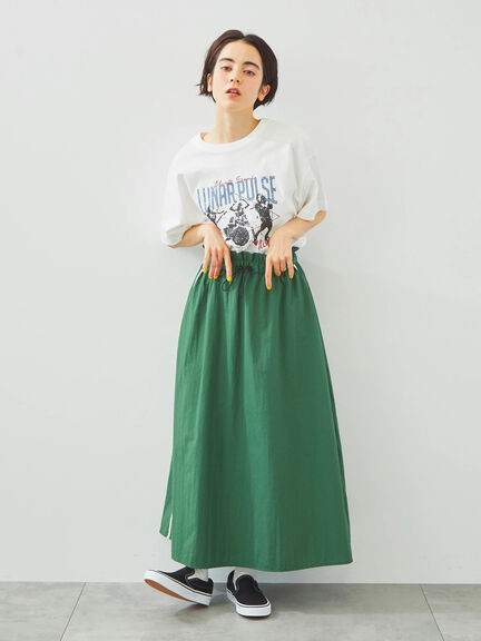 [接触冷感]バンドモチーフアソートプリントTシャツ（オフホワイト/グレー/チャコールグレー/サックスブルー）｜SM2（エスエムツー）通販