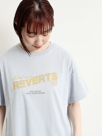 [接触冷感]バンドモチーフアソートプリントTシャツ（オフホワイト/グレー/チャコールグレー/サックスブルー）｜SM2（エスエムツー）通販