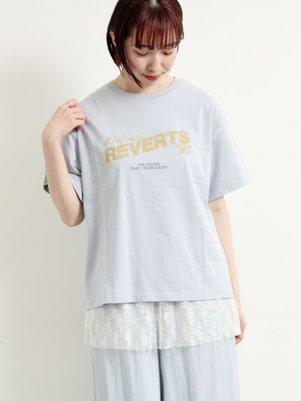 [接触冷感]バンドモチーフアソートプリントTシャツ（オフホワイト/グレー/チャコールグレー/サックスブルー）｜SM2（エスエムツー）通販