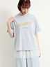 [接触冷感]バンドモチーフアソートプリントTシャツ（オフホワイト/グレー/チャコールグレー/サックスブルー）｜SM2（エスエムツー）通販