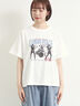[接触冷感]バンドモチーフアソートプリントTシャツ（オフホワイト/グレー/チャコールグレー/サックスブルー）｜SM2（エスエムツー）通販