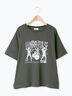 [接触冷感]バンドモチーフアソートプリントTシャツ（オフホワイト/グレー/チャコールグレー/サックスブルー）｜SM2（エスエムツー）通販