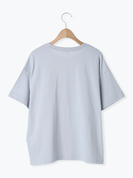 [接触冷感]バンドモチーフアソートプリントTシャツ（オフホワイト/グレー/チャコールグレー/サックスブルー）｜SM2（エスエムツー）通販