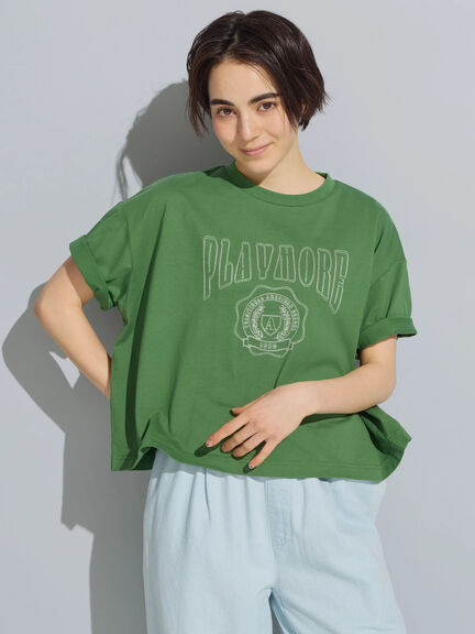 [接触冷感]刺繍ロゴアソートTシャツ（オフホワイト/ブラック/グリーン/パープル）｜SM2（エスエムツー）通販