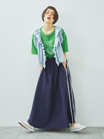 [接触冷感]刺繍ロゴアソートTシャツ（オフホワイト/ブラック/グリーン/パープル）｜SM2（エスエムツー）通販