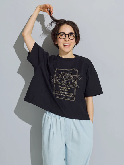 [接触冷感]刺繍ロゴアソートTシャツ（オフホワイト/ブラック/グリーン/パープル）｜SM2（エスエムツー）通販