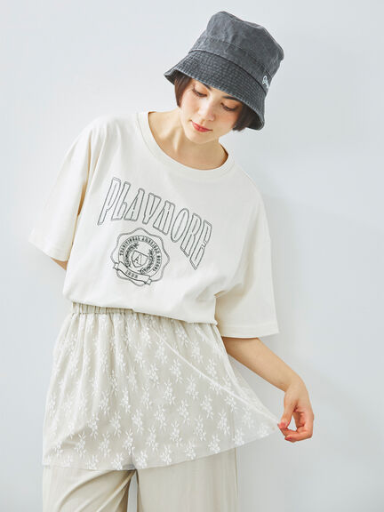 [接触冷感]刺繍ロゴアソートTシャツ（オフホワイト/ブラック/グリーン/パープル）｜SM2（エスエムツー）通販