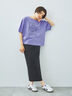 [接触冷感]刺繍ロゴアソートTシャツ（オフホワイト/ブラック/グリーン/パープル）｜SM2（エスエムツー）通販