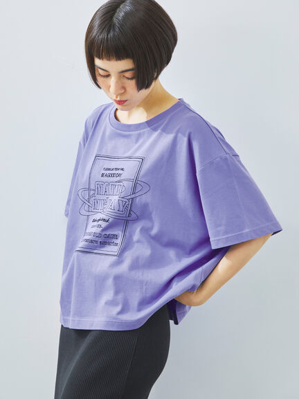 [接触冷感]刺繍ロゴアソートTシャツ（オフホワイト/ブラック/グリーン/パープル）｜SM2（エスエムツー）通販