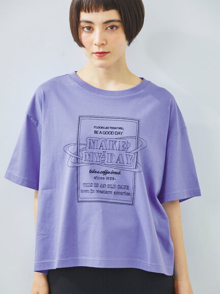 [接触冷感]刺繍ロゴアソートTシャツ（オフホワイト/ブラック/グリーン/パープル）｜SM2（エスエムツー）通販