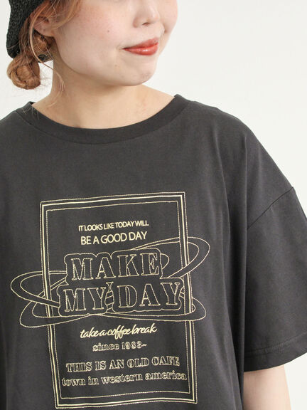 [接触冷感]刺繍ロゴアソートTシャツ（オフホワイト/ブラック/グリーン/パープル）｜SM2（エスエムツー）通販