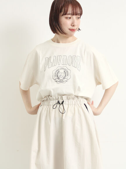 [接触冷感]刺繍ロゴアソートTシャツ（オフホワイト/ブラック/グリーン/パープル）｜SM2（エスエムツー）通販