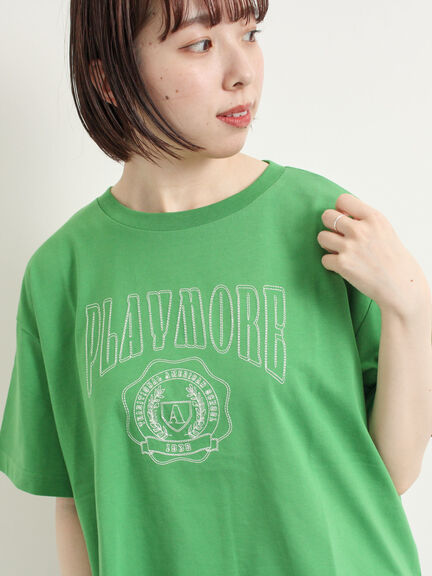 [接触冷感]刺繍ロゴアソートTシャツ（オフホワイト/ブラック/グリーン/パープル）｜SM2（エスエムツー）通販