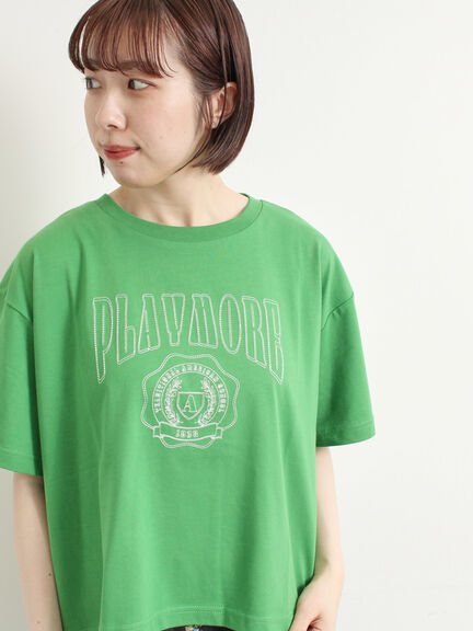 [接触冷感]刺繍ロゴアソートTシャツ（オフホワイト/ブラック/グリーン/パープル）｜SM2（エスエムツー）通販