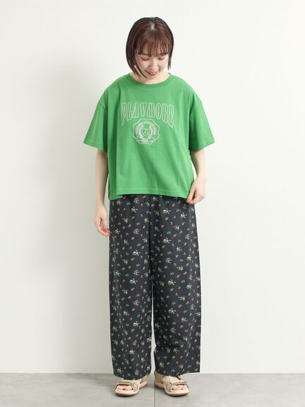 [接触冷感]刺繍ロゴアソートTシャツ（オフホワイト/ブラック/グリーン/パープル）｜SM2（エスエムツー）通販