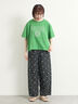 [接触冷感]刺繍ロゴアソートTシャツ（オフホワイト/ブラック/グリーン/パープル）｜SM2（エスエムツー）通販