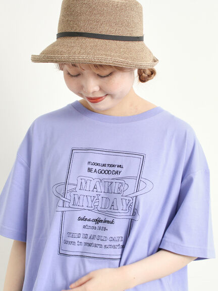 [接触冷感]刺繍ロゴアソートTシャツ（オフホワイト/ブラック/グリーン/パープル）｜SM2（エスエムツー）通販