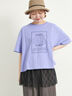 [接触冷感]刺繍ロゴアソートTシャツ（オフホワイト/ブラック/グリーン/パープル）｜SM2（エスエムツー）通販