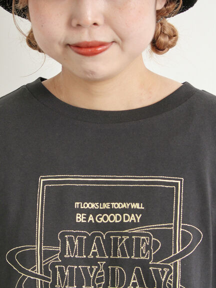 [接触冷感]刺繍ロゴアソートTシャツ（オフホワイト/ブラック/グリーン/パープル）｜SM2（エスエムツー）通販