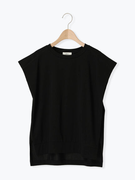 [接触冷感]肩タックフレンチスリーブカットソー（オフホワイト/グレー/ブラック/レッド）｜SM2（エスエムツー）通販