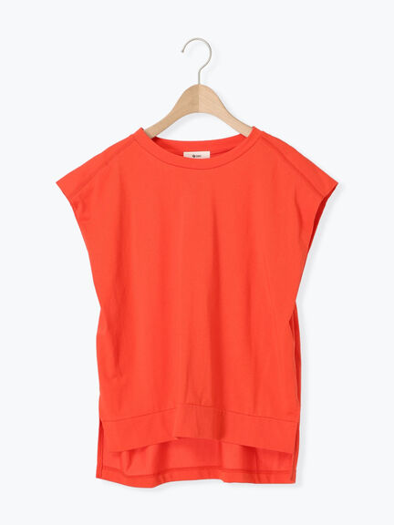 [接触冷感]肩タックフレンチスリーブカットソー（オフホワイト/グレー/ブラック/レッド）｜SM2（エスエムツー）通販