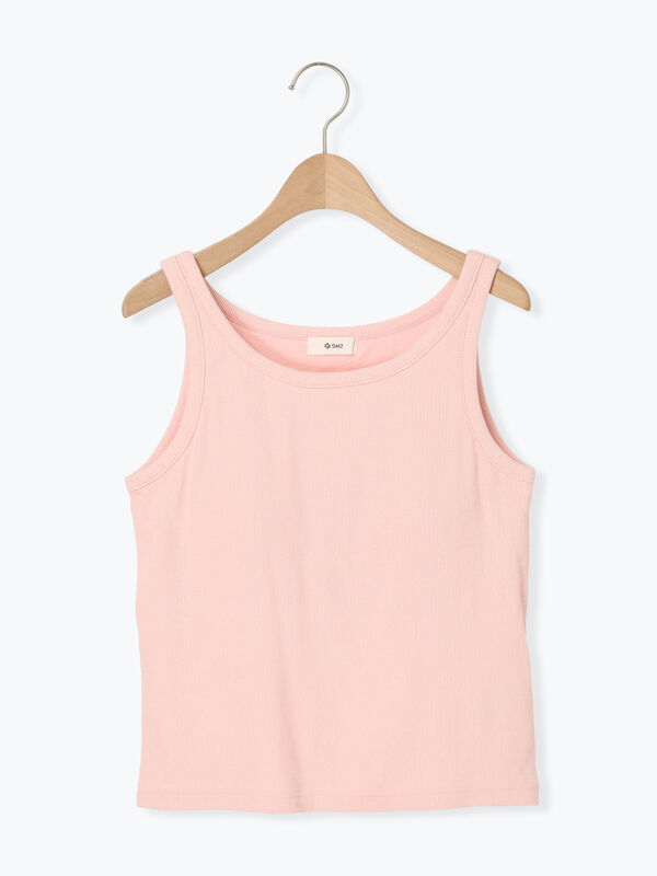 セール】 ボーダー柄アソートカップ付きタンクトップ（オフ