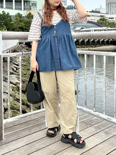 LGB サイドメッシュライン　サルエルパンツ 01_001-432.jpg