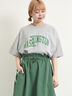 ブロッキングロゴプリントTシャツ（グレー）｜SM2（エスエムツー）通販