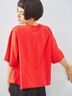 ブロッキングロゴプリントTシャツ（オフホワイト/グレー/レッド/ブルー）｜SM2（エスエムツー）通販