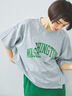 ブロッキングロゴプリントTシャツ（オフホワイト/グレー/レッド/ブルー）｜SM2（エスエムツー）通販