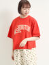 ブロッキングロゴプリントTシャツ（オフホワイト/グレー/レッド/ブルー）｜SM2（エスエムツー）通販
