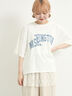 ブロッキングロゴプリントTシャツ（オフホワイト/グレー/レッド/ブルー）｜SM2（エスエムツー）通販