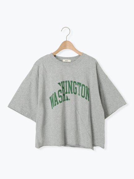ブロッキングロゴプリントTシャツ（オフホワイト/グレー/レッド/ブルー）｜SM2（エスエムツー）通販
