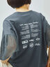 [接触冷感]袖メッシュプリントTシャツ（グレー/チャコールグレー/レッド/グリーン）｜SM2（エスエムツー）通販