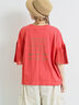 [接触冷感]袖メッシュプリントTシャツ（グレー/チャコールグレー/レッド/グリーン）｜SM2（エスエムツー）通販