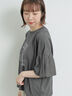 [接触冷感]袖メッシュプリントTシャツ（グレー/チャコールグレー/レッド/グリーン）｜SM2（エスエムツー）通販
