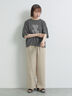 [接触冷感]袖メッシュプリントTシャツ（グレー/チャコールグレー/レッド/グリーン）｜SM2（エスエムツー）通販