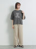 [接触冷感]袖メッシュプリントTシャツ（グレー/チャコールグレー/レッド/グリーン）｜SM2（エスエムツー）通販