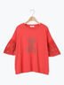[接触冷感]袖メッシュプリントTシャツ（グレー/チャコールグレー/レッド/グリーン）｜SM2（エスエムツー）通販