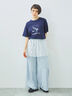 [接触冷感]スペースモチーフプリントTシャツ（オフホワイト/イエロー/グリーン/ネイビー）｜SM2（エスエムツー）通販