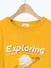 [接触冷感]スペースモチーフプリントTシャツ（オフホワイト/イエロー/グリーン/ネイビー）｜SM2（エスエムツー）通販
