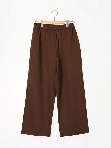 [接触冷感]裾スリットテーパードパンツ（ブラック/ベージュ/ブラウン/イエロー）｜SM2（エスエムツー）通販