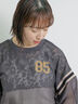 ナンバリングレースパッチワークTシャツ（オフホワイト/チャコールグレー/ブラウン/ブルー）｜SM2（エスエムツー）通販