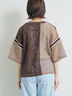 ナンバリングレースパッチワークTシャツ（オフホワイト/チャコールグレー/ブラウン/ブルー）｜SM2（エスエムツー）通販